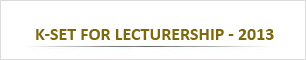 K-SET Lectureship 2011